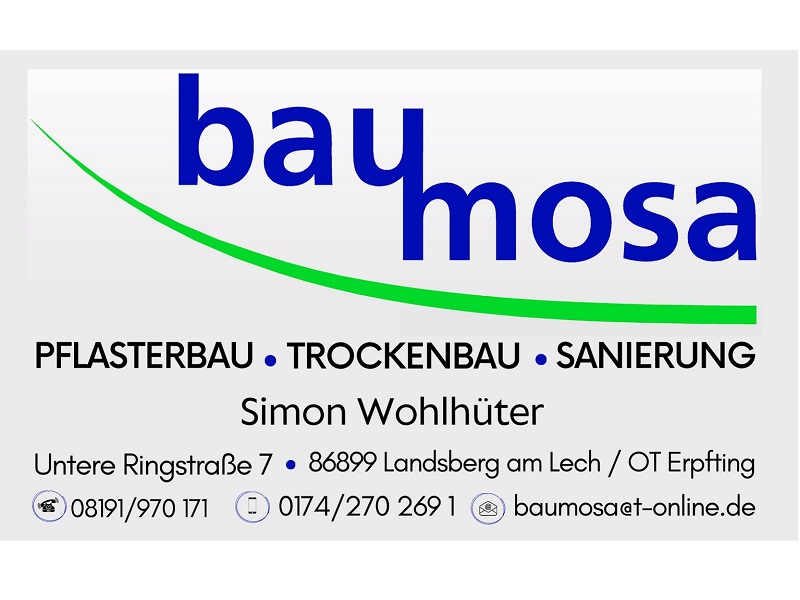 bau mosa Pflasterbau Trockenbau Sanierung